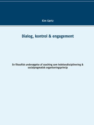 cover image of Dialog, kontrol & engagement